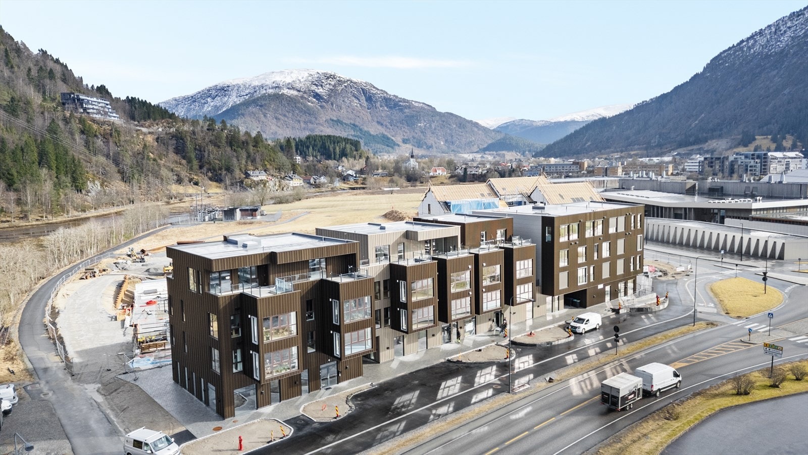 Leiligheita ligg i første byggetrinn på Skudeløken Galleribilde