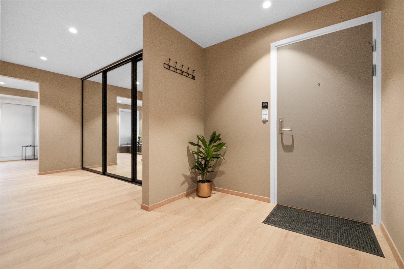 Leiligheita har ein romsleg entre / gang Galleribilde