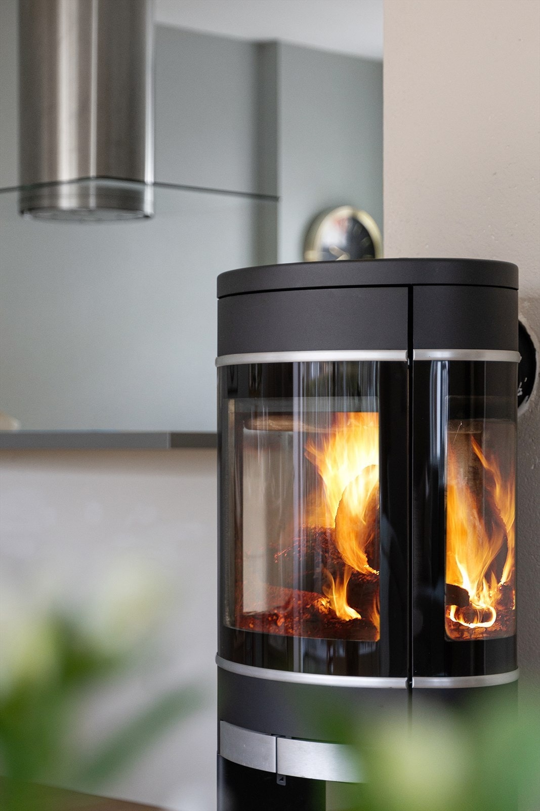 Peis som gir varme og atmosfære på kjølige dager. Galleribilde