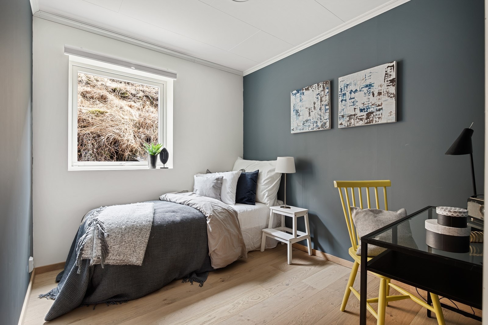 Soverom / gjesterom i 2.etasje - Nytt i 2023 (tilbygg) - Varme i gulv Galleribilde