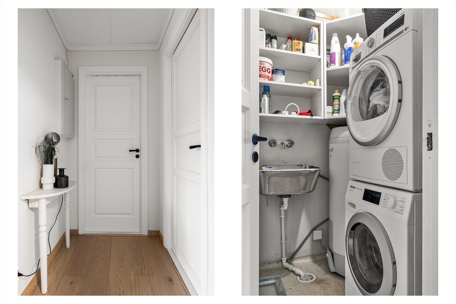 Praktisk vaskerom i 1.etasje Galleribilde