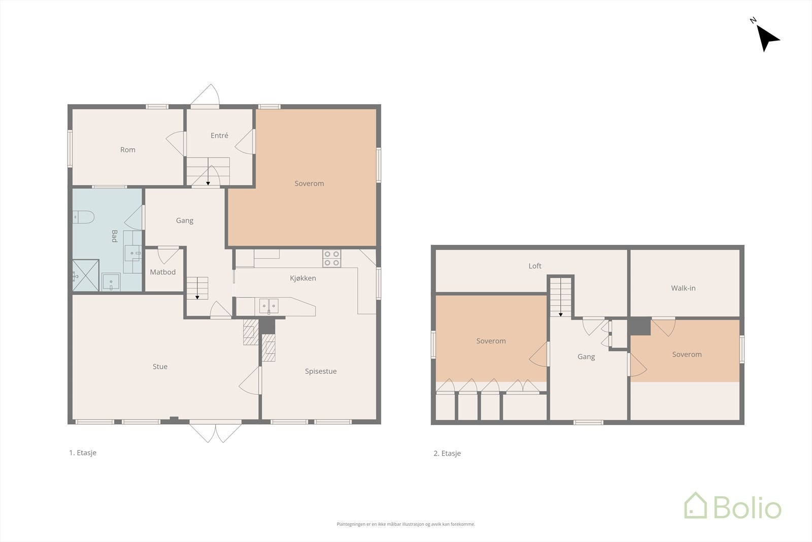 Plantegning Galleribilde