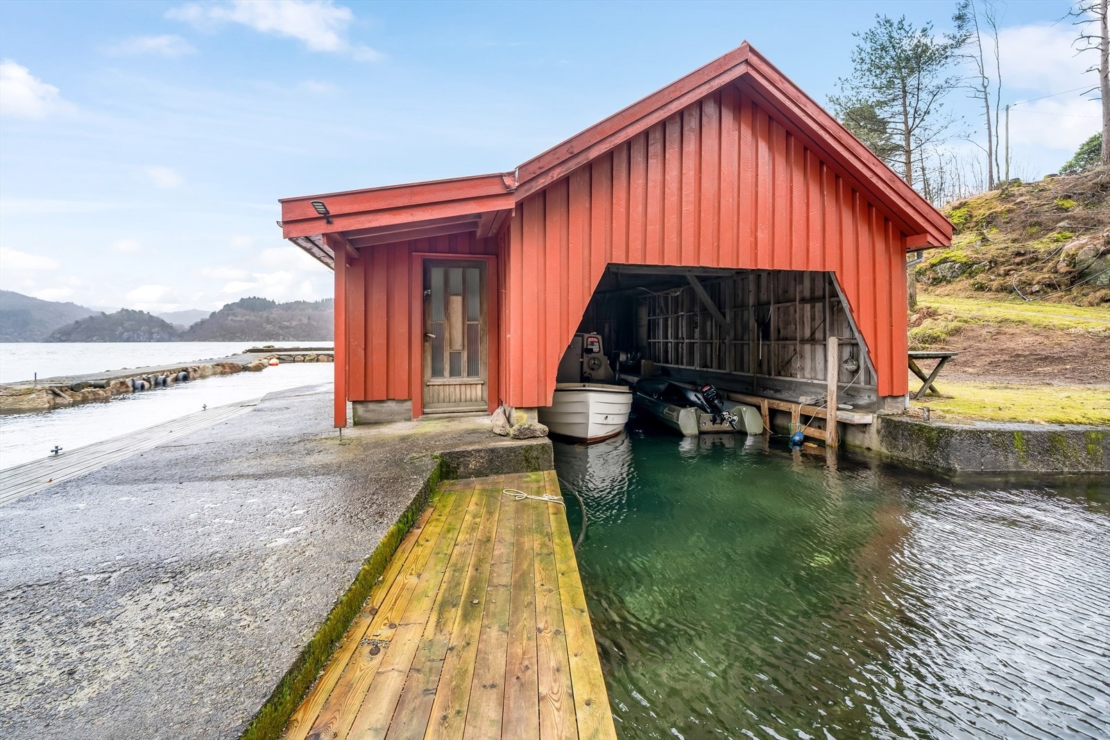 Brygge og båthus Galleribilde