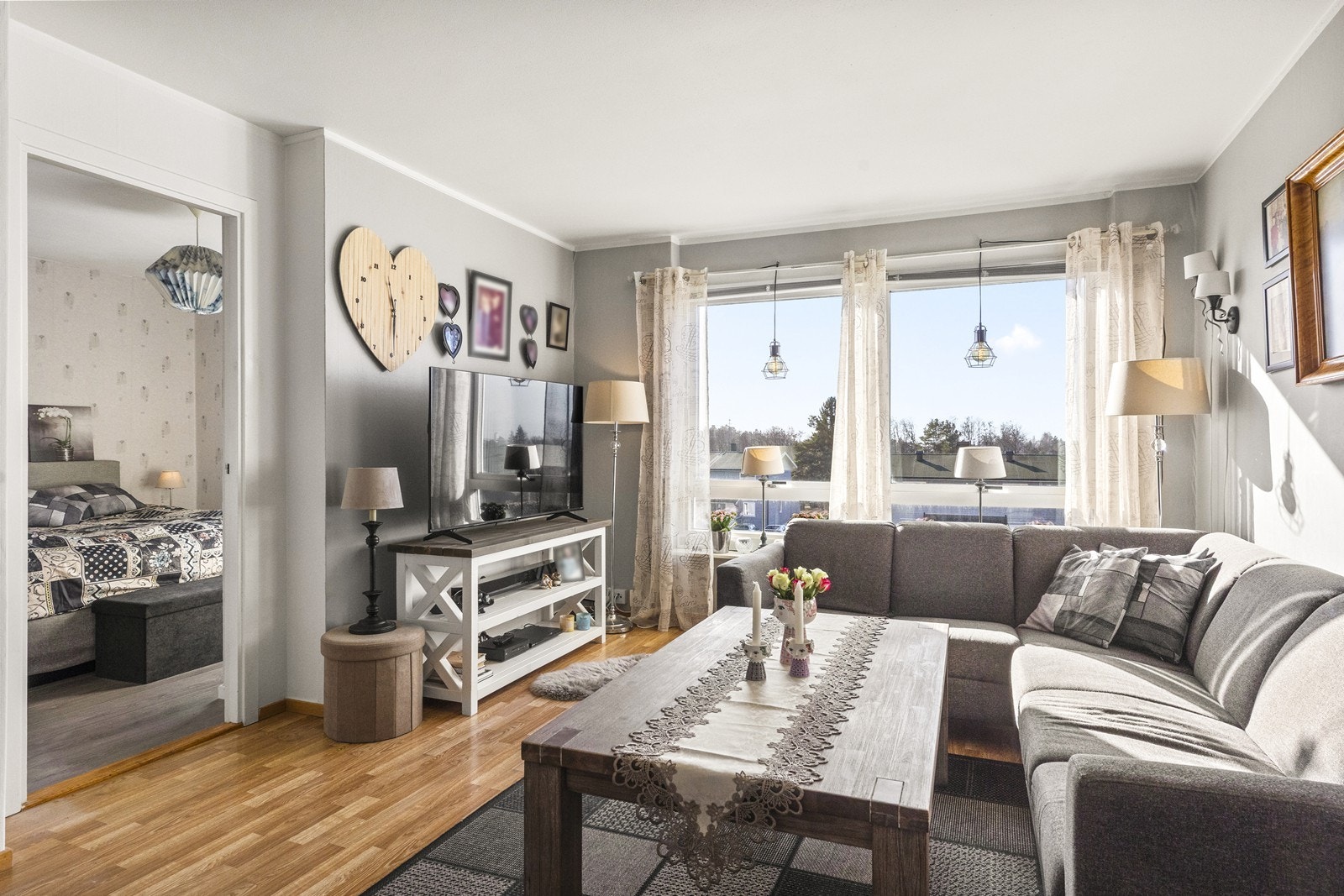 Leiligheten har en god planløsning med et samlet bruksareal på 67 m². Galleribilde