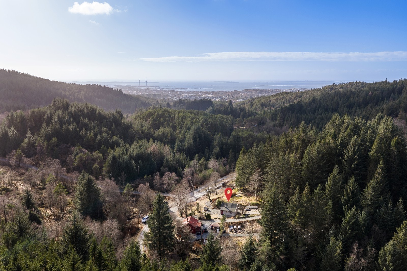 Her ligger en midt blant byens aller beste turterreng Galleribilde