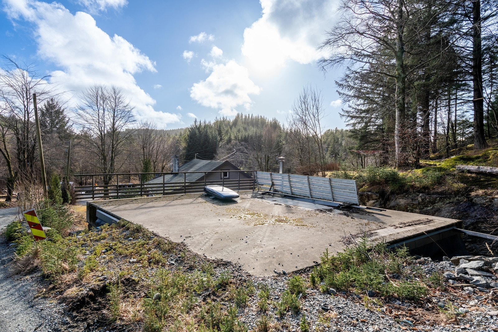 Tak på garasje Galleribilde