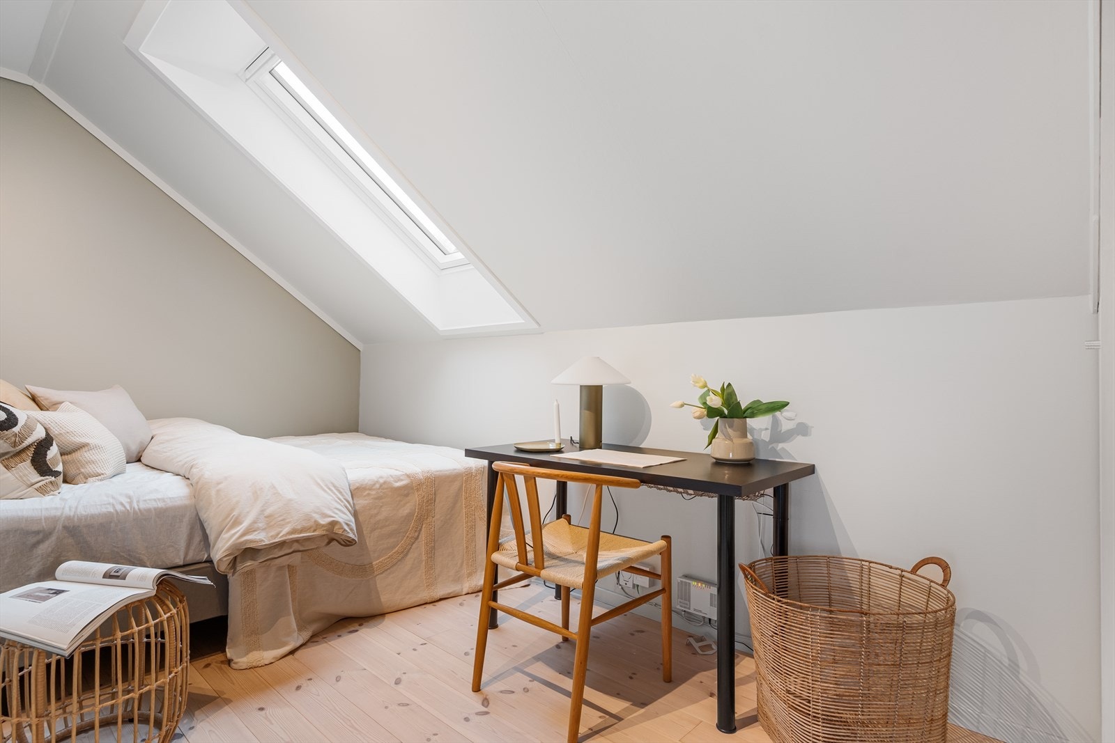 Soverom nummer fire kan passe til gjesterom eller kontor. Galleribilde