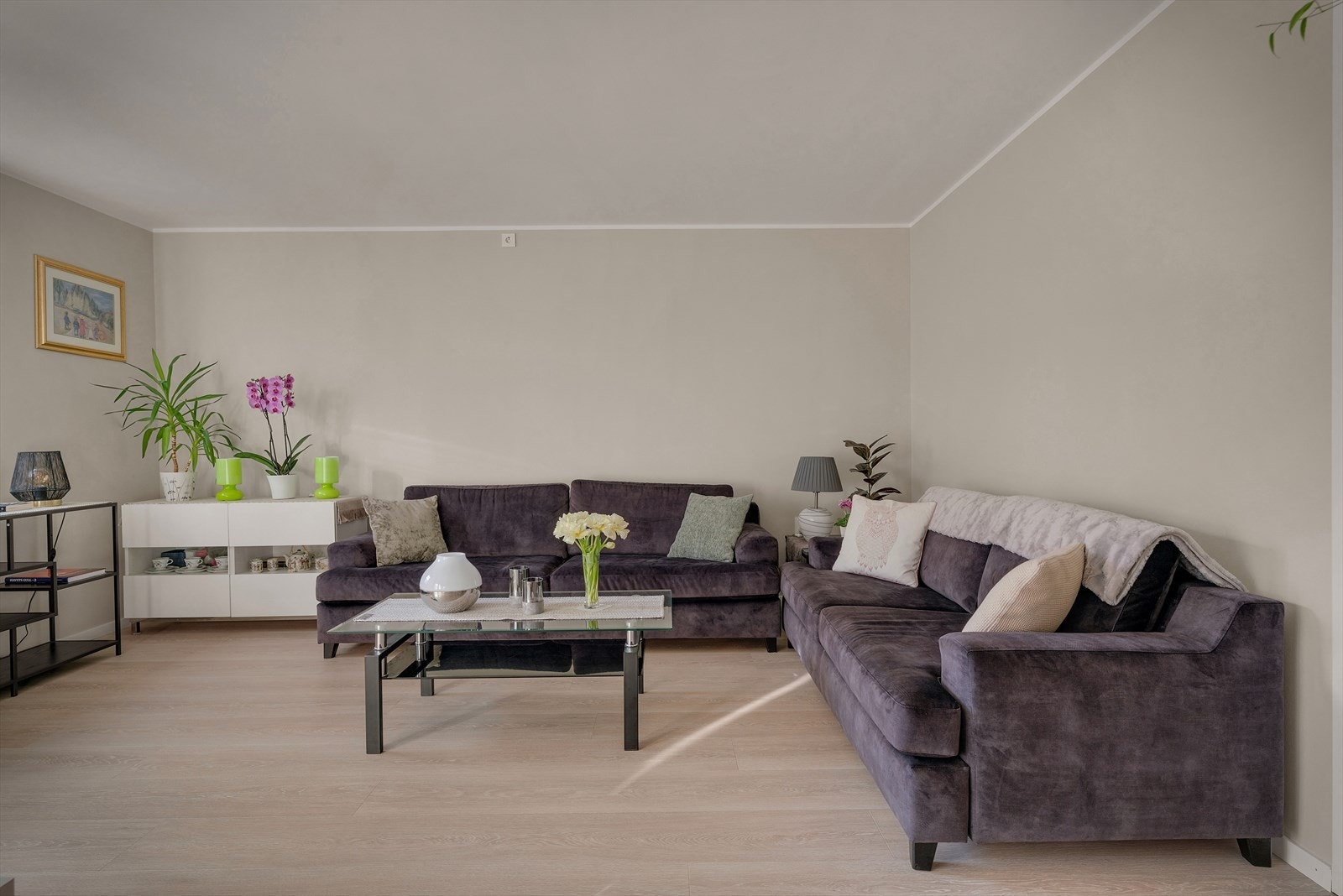 Leiligheten er pusset opp i 2022. Galleribilde