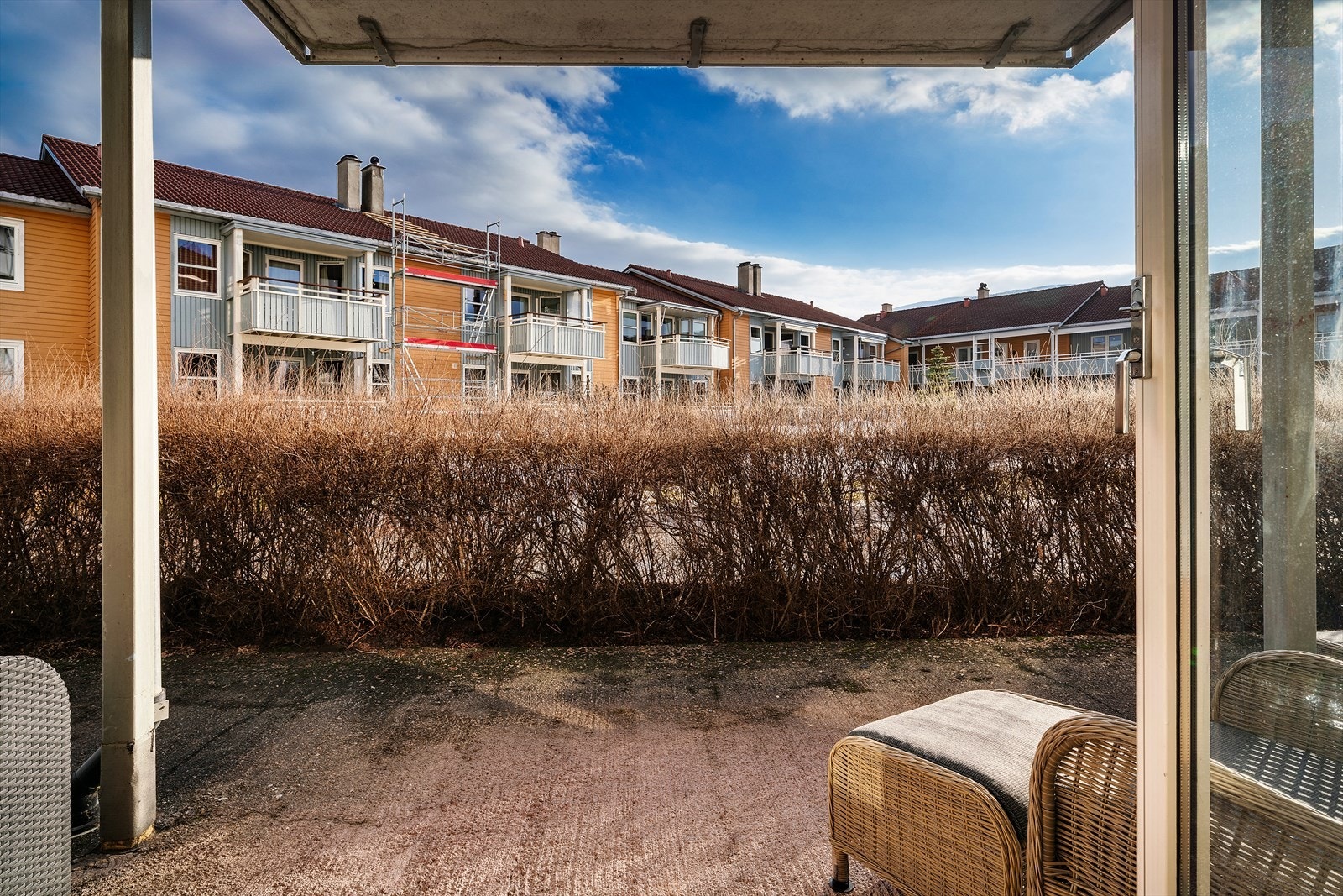 Romslig og skjermet terrasse på 20 kvm. Galleribilde