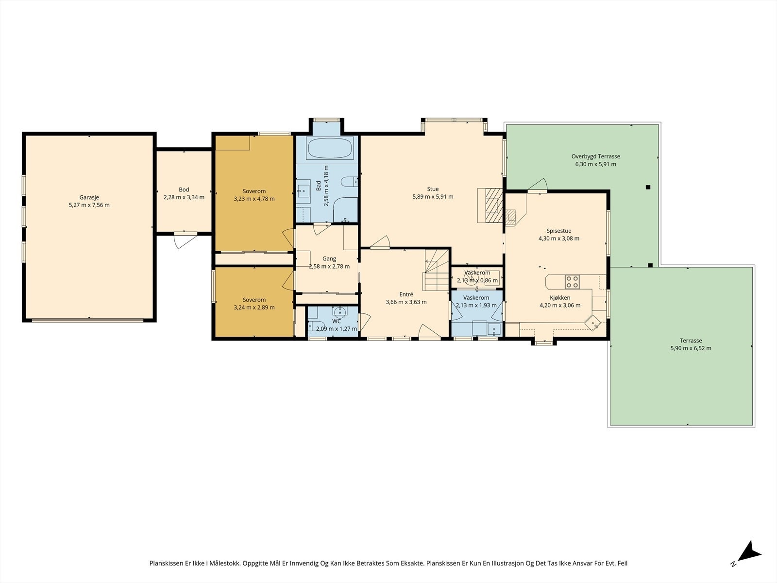 Plantegning 1. etasje. Galleribilde