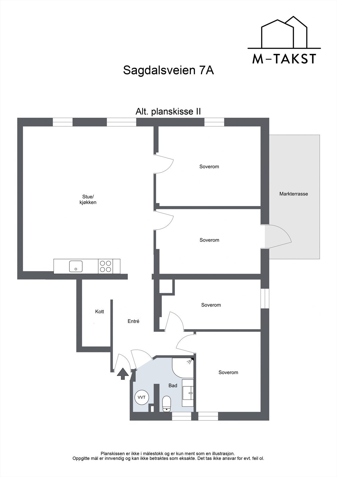 Alternativ plantegning. Galleribilde