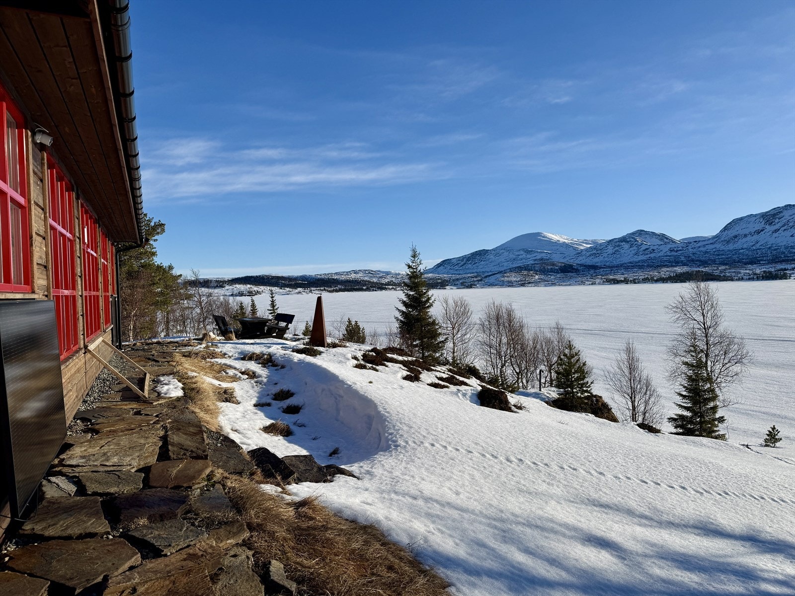 Utsikt mot Skjækerfjellmassivet. Galleribilde