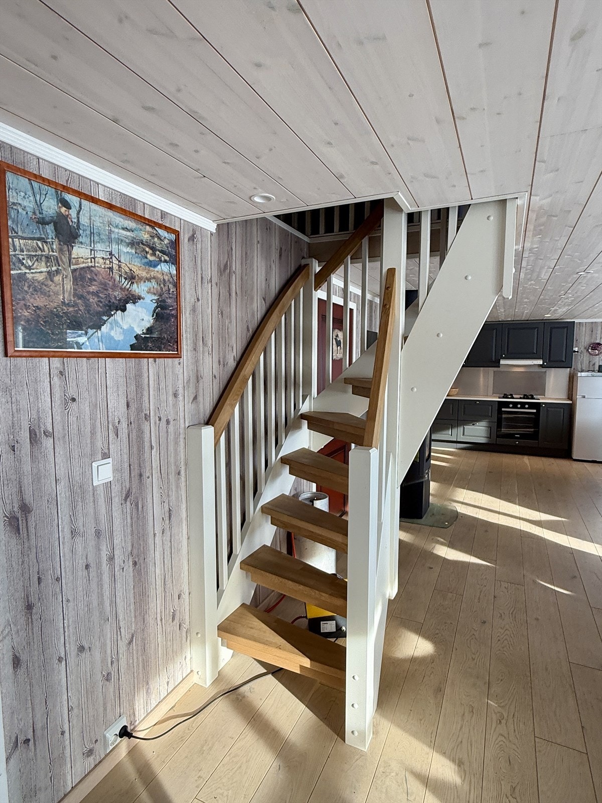 Trapp opp til loft. Galleribilde