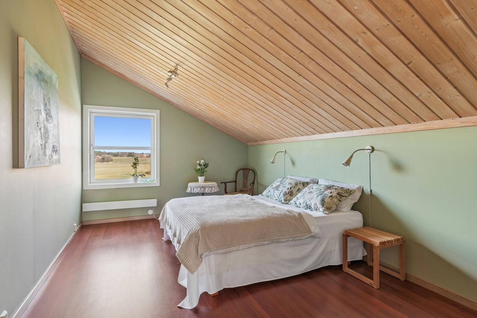 Ett stort soverom kan også bli til to barnerom... Galleribilde