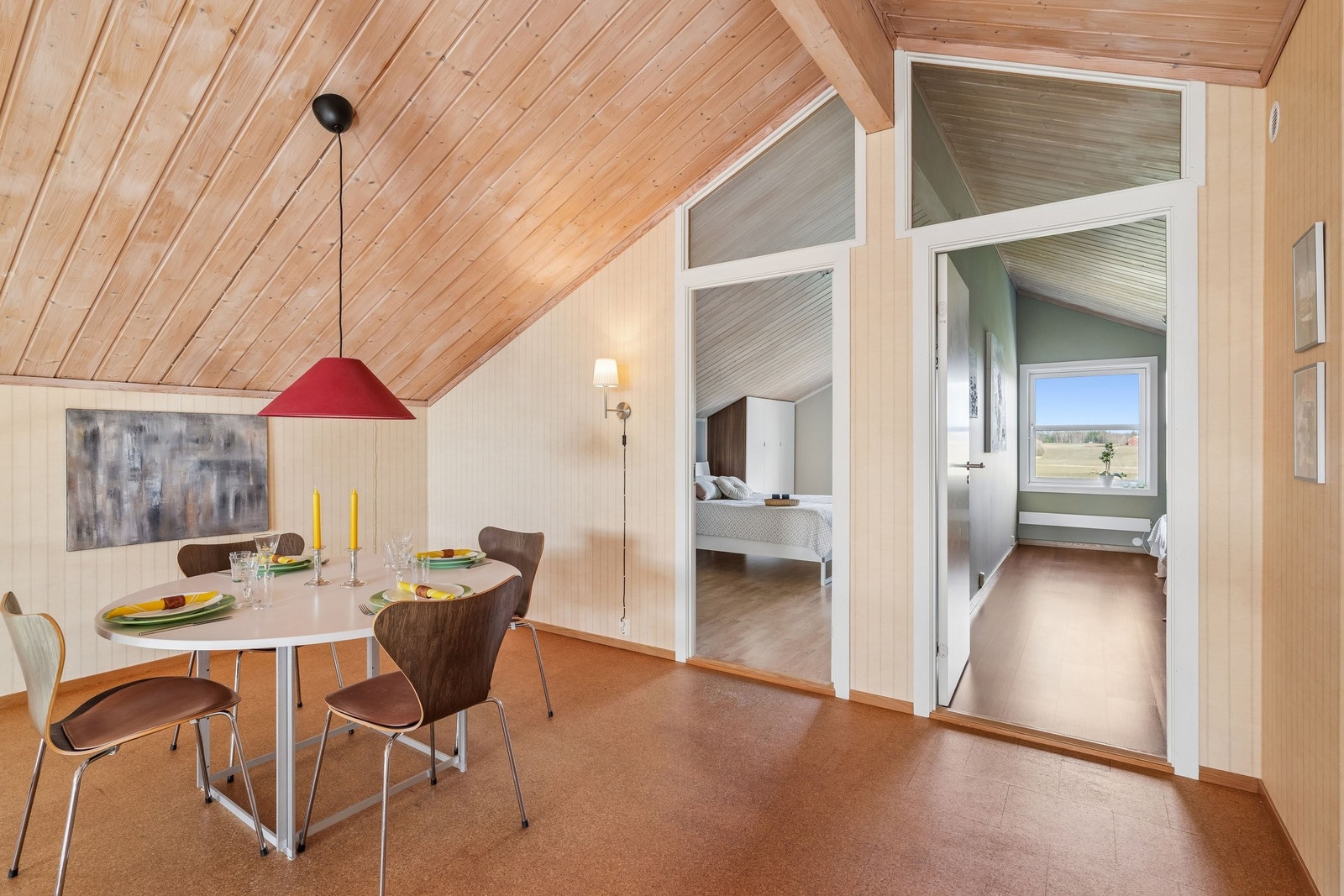 To soverom med morgensol Galleribilde