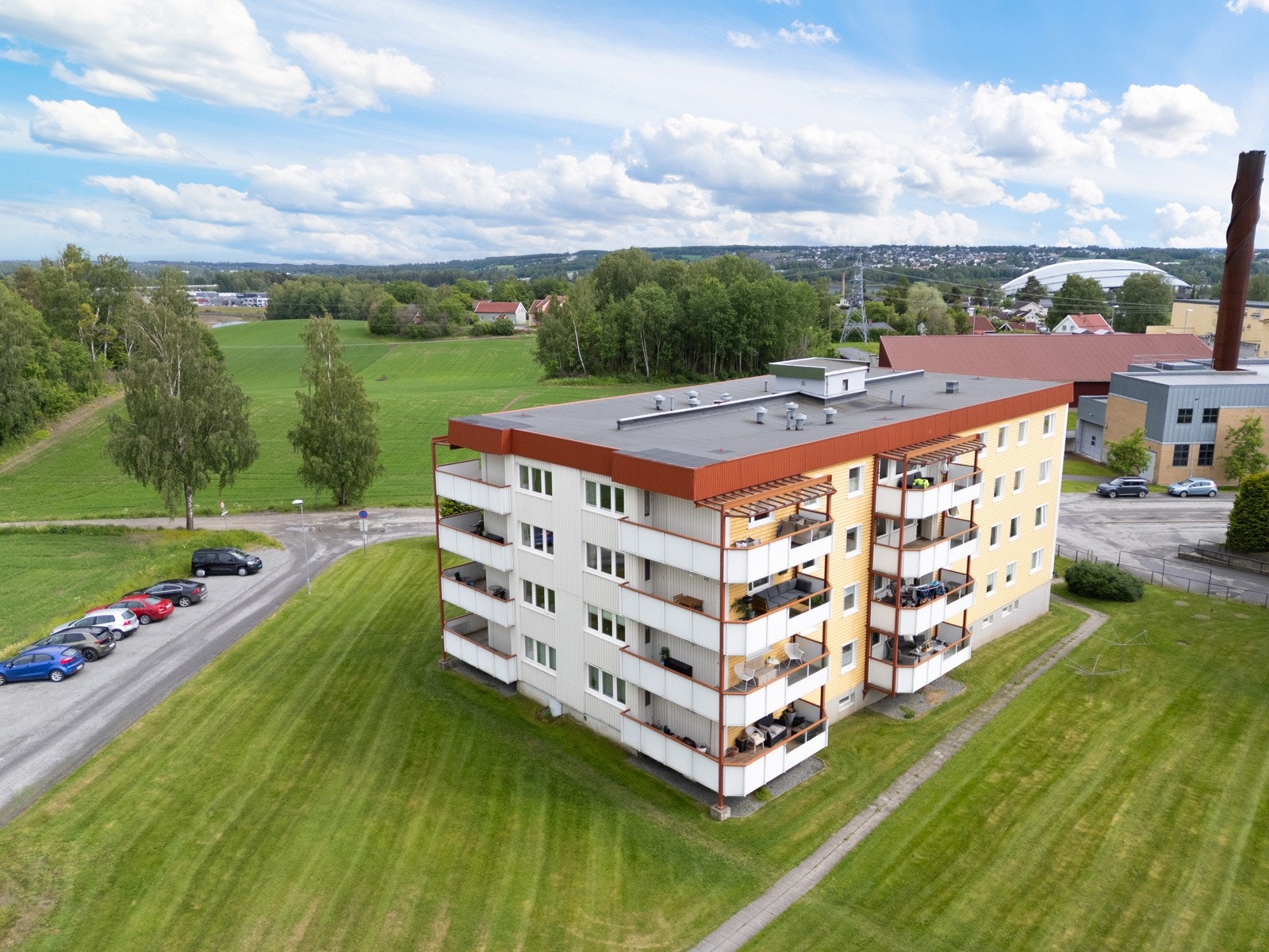 Dronefoto Galleribilde