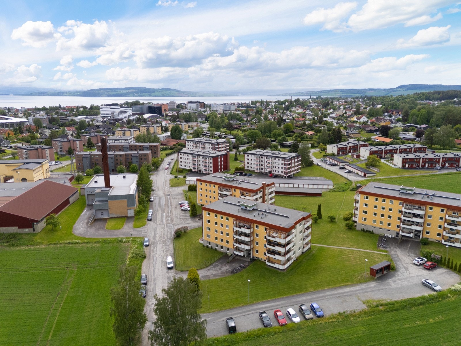 Dronefoto Galleribilde