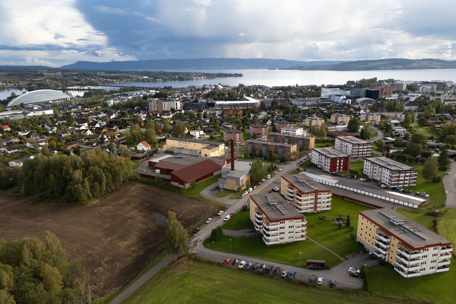 Dronefoto Galleribilde