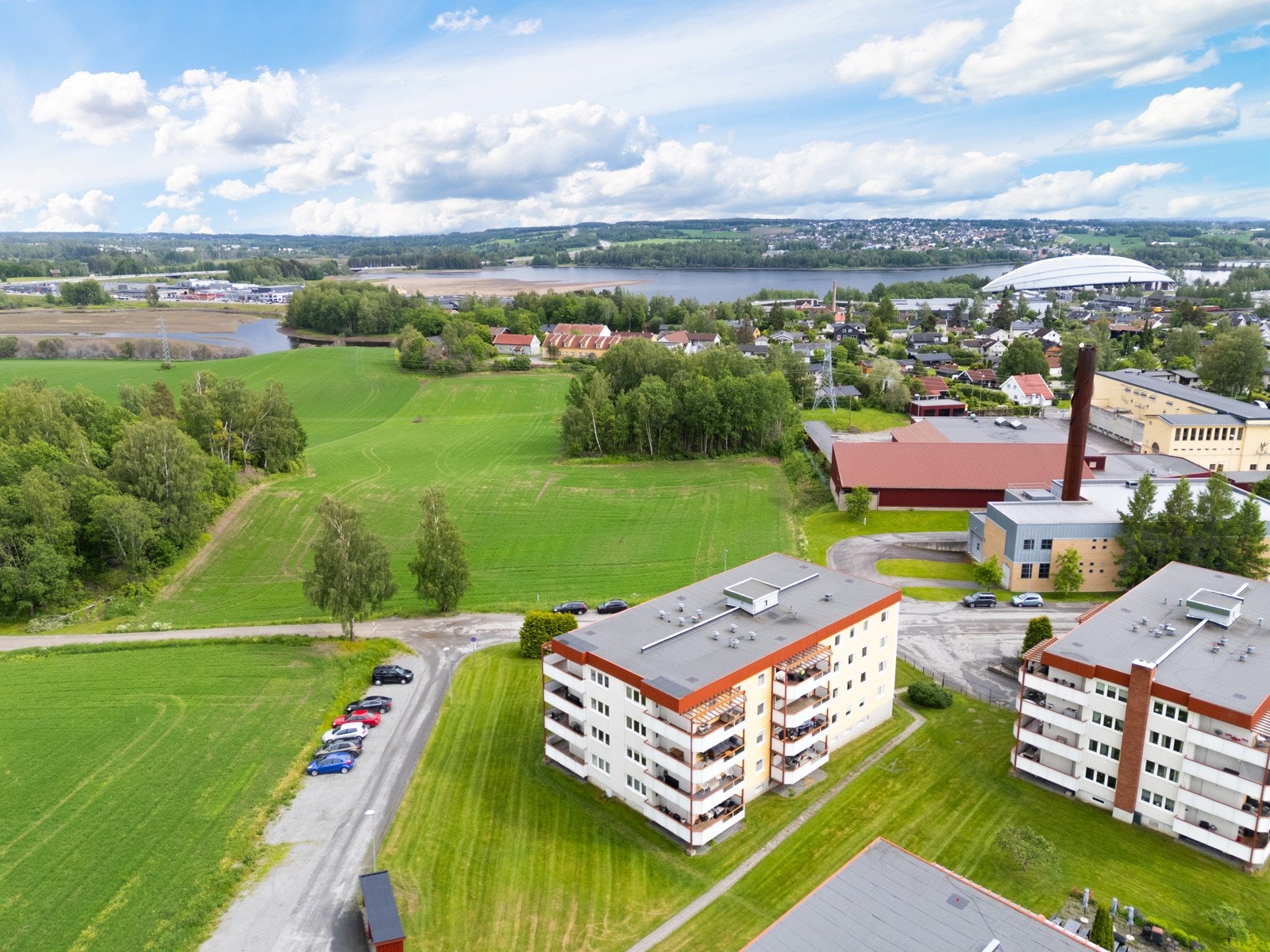 Dronefoto Galleribilde