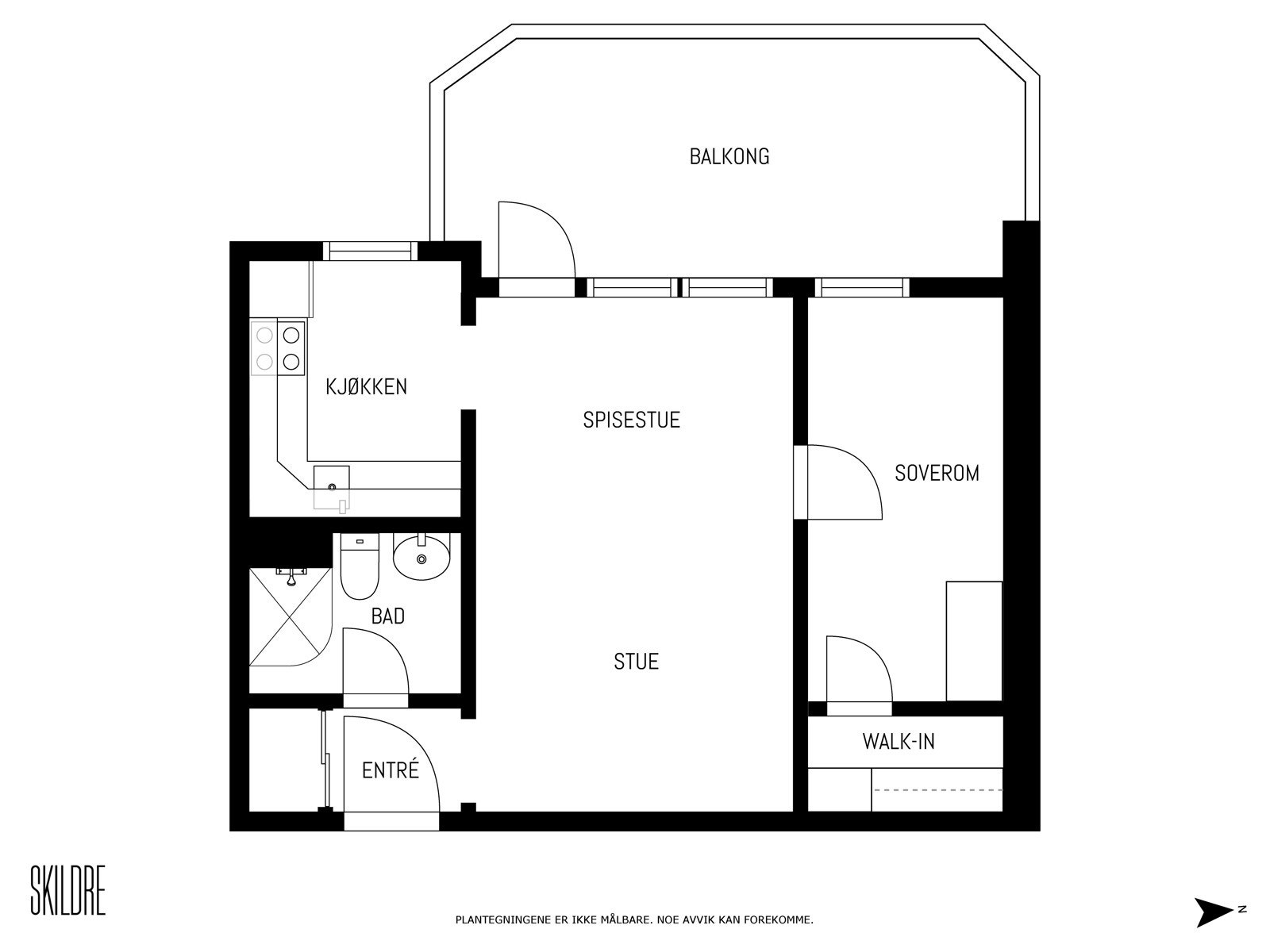Plantegning Galleribilde