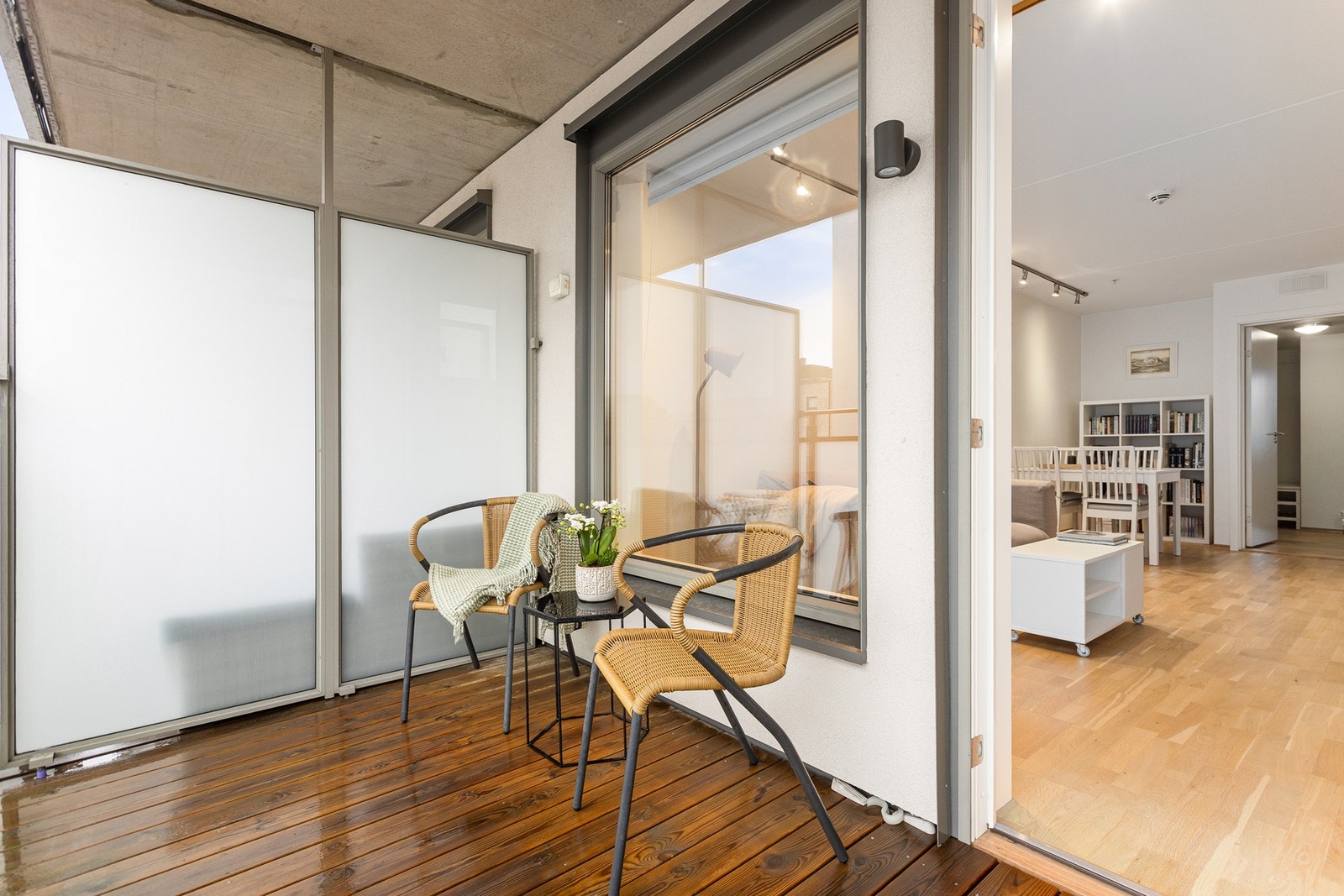 Her får du gleden av en sydvestvendt balkong på 7 kvm med fine solforhold. Galleribilde