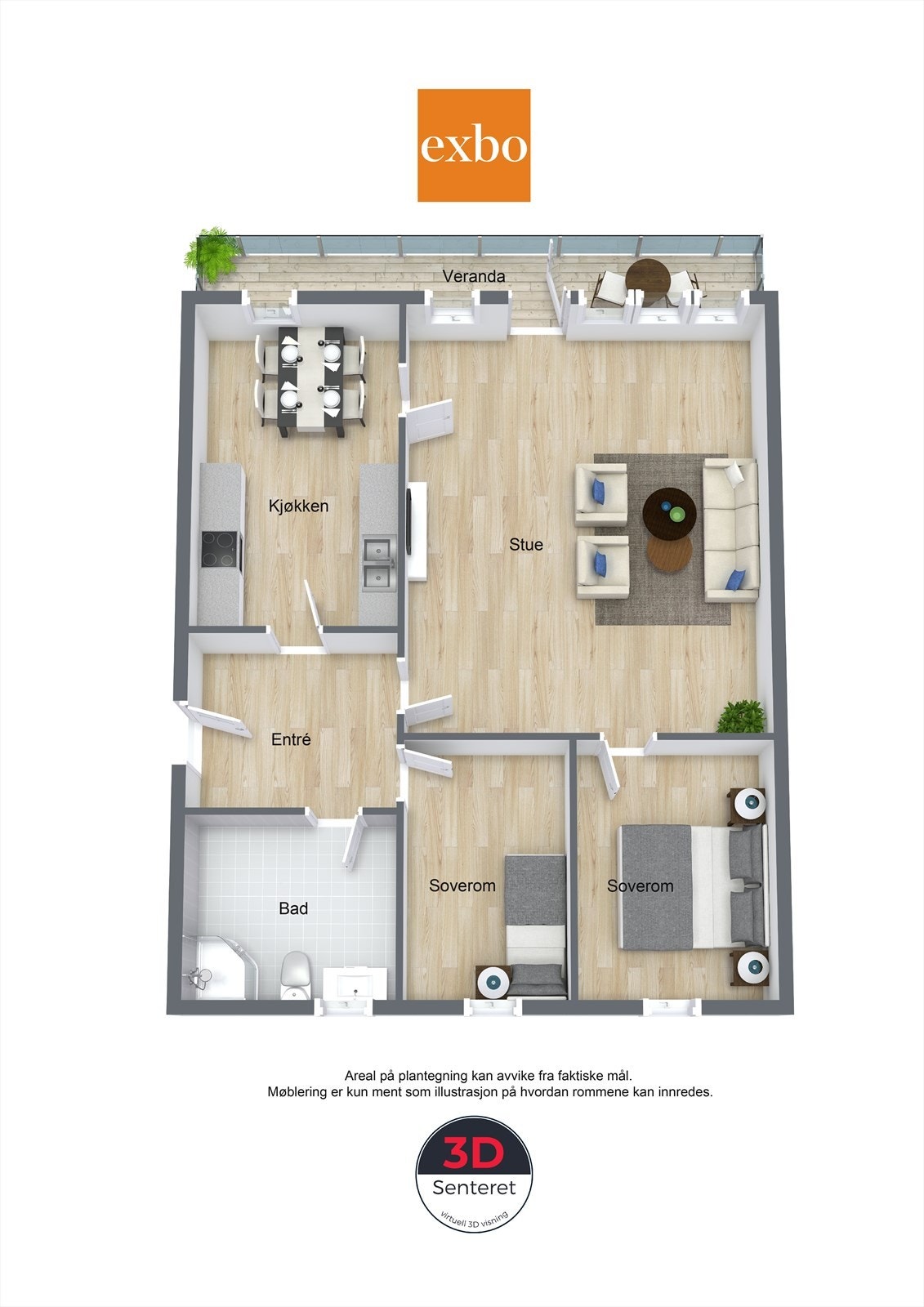 Plantegning Galleribilde