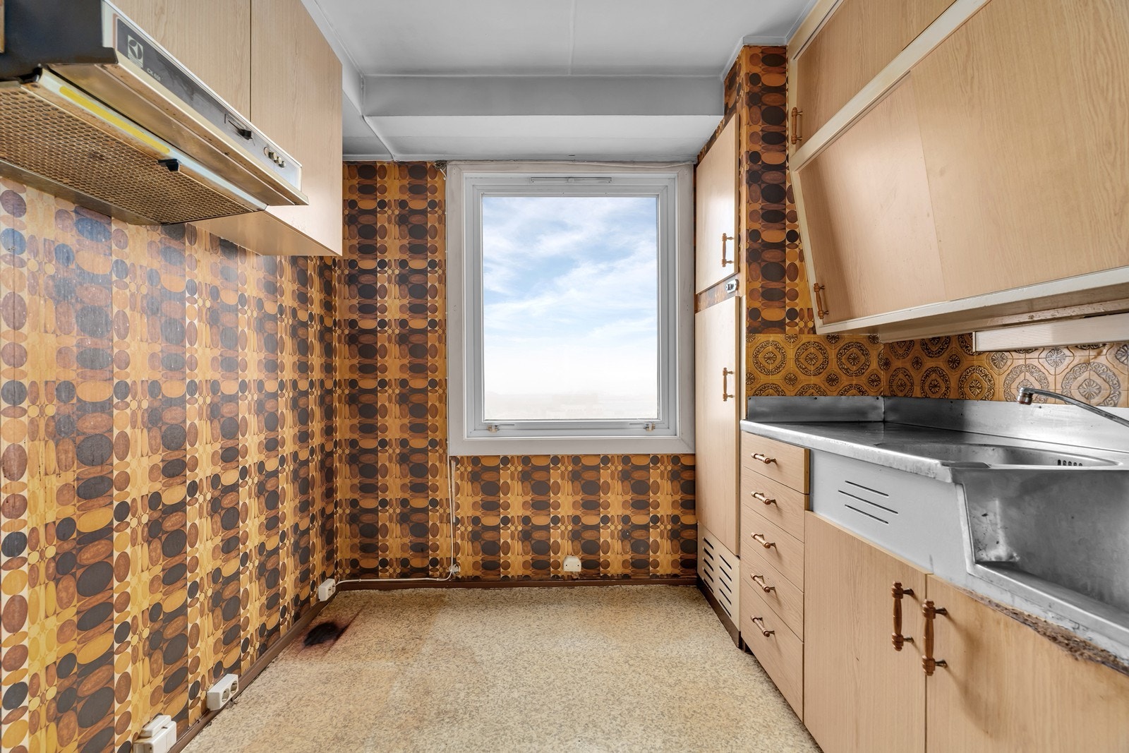 Eldre overflater med stor bruksslitasje Galleribilde