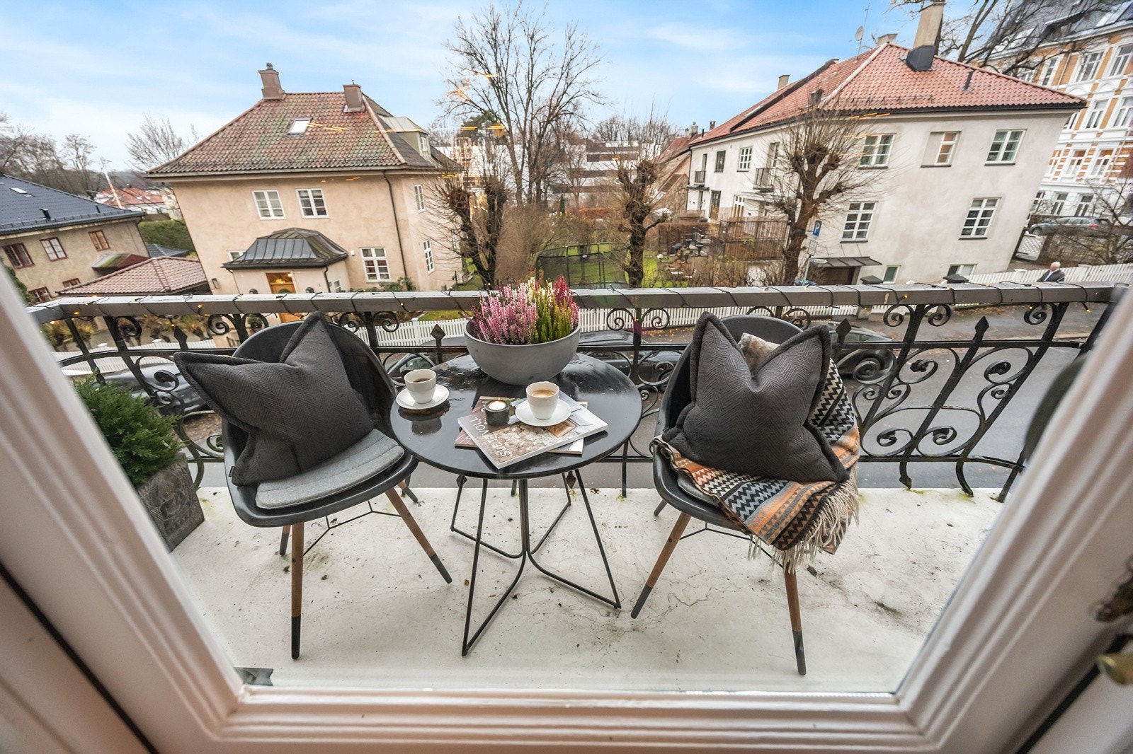 Vestvendt balkong Galleribilde