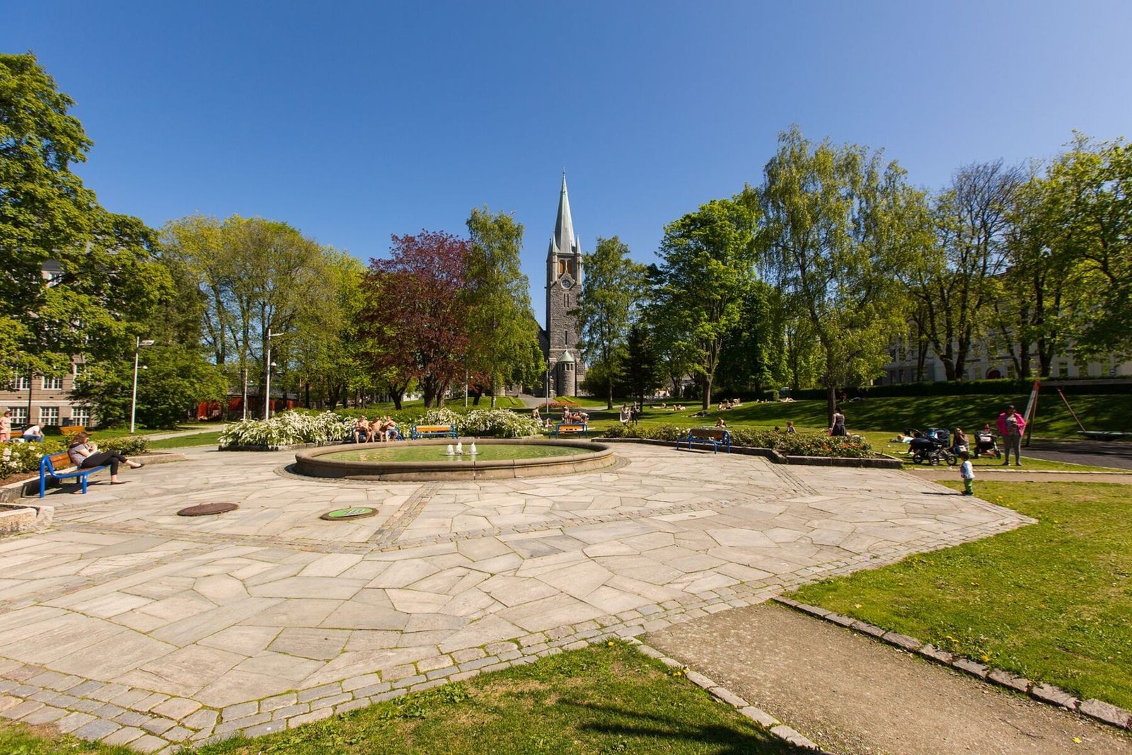 I umiddelbar nærhet har du Lademoen park. Et grønt og rolig pusterom perfekt for turer, rekreasjon og avslapning. Galleribilde