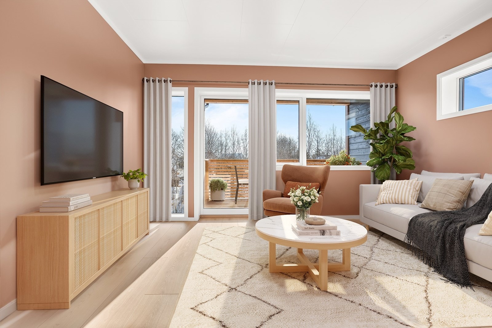 Velkommen til Lavskrikevegen 22F! En helt ny og arealeffektiv leilighet bygget etter TEK17-standard. Galleribilde