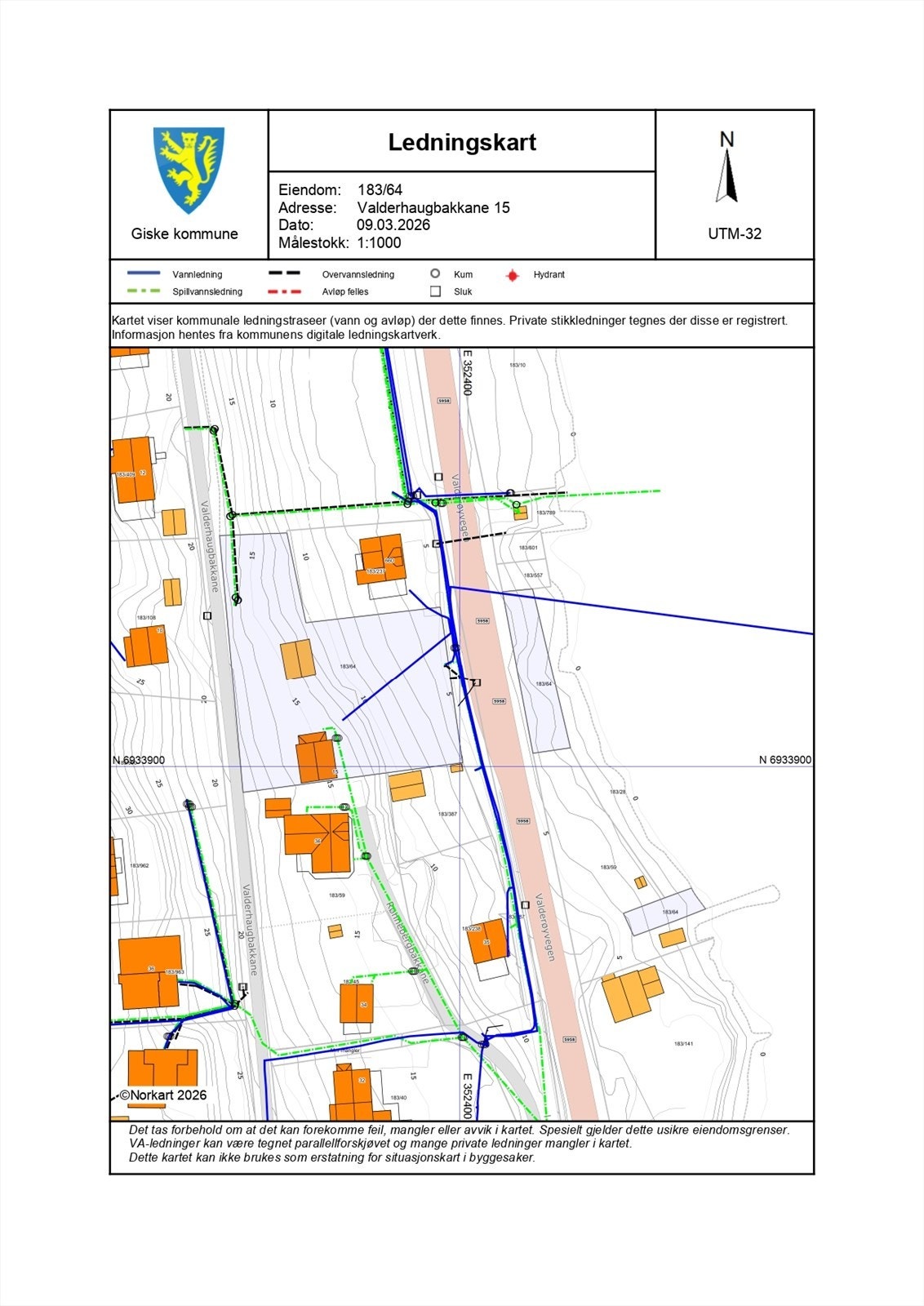 Ledningskart Galleribilde