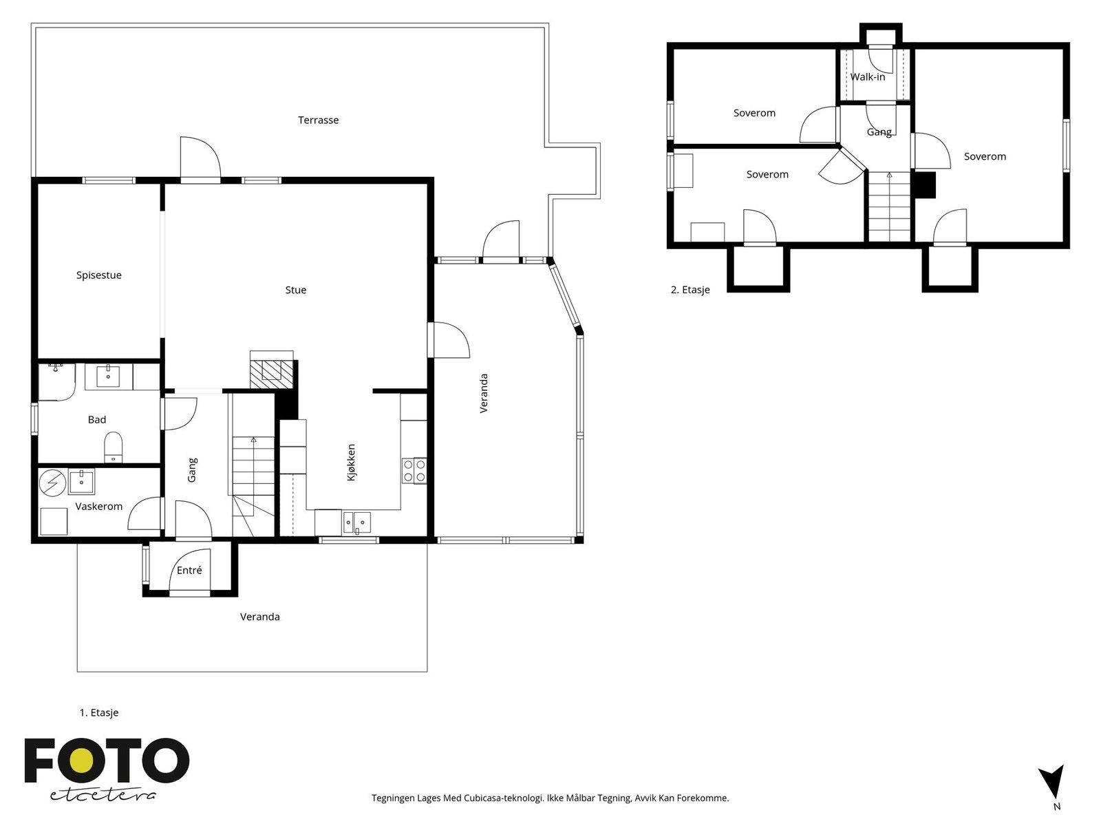 Plantegning hele huset Galleribilde