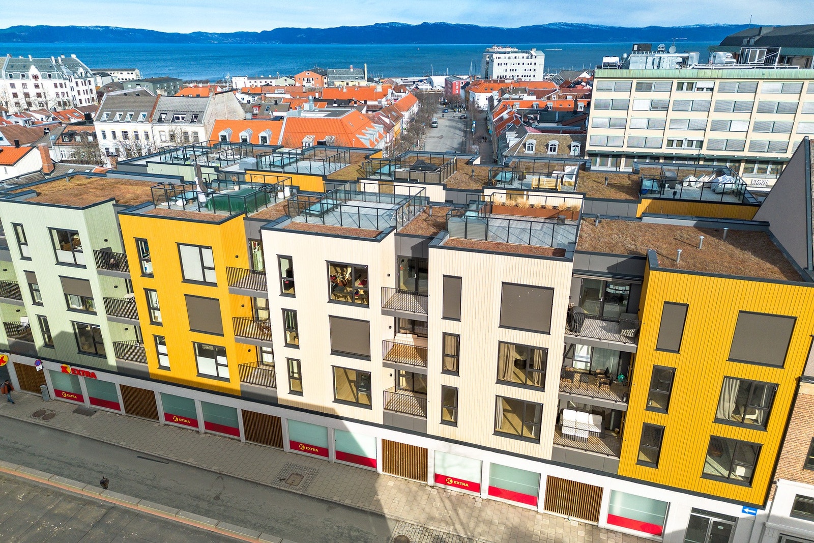 Repslagerveita 2B ble bygd helt ny 2023 på toppen av Coop Extra. Galleribilde