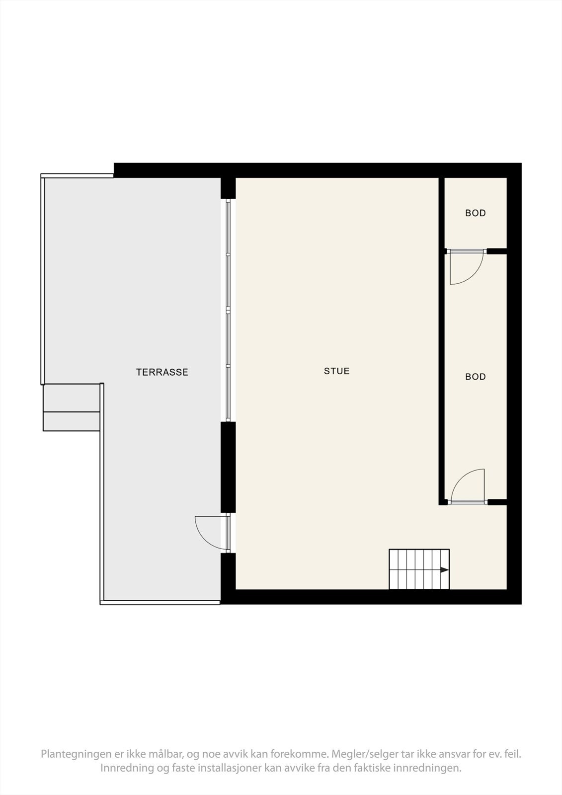 Plantegning u. etasje Galleribilde