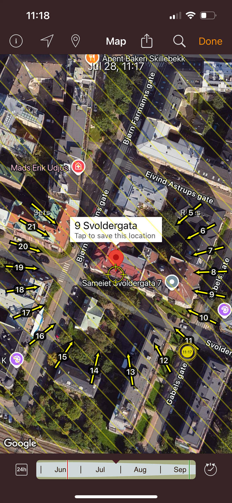 Leiligheten byr på fantastiske solforhold ra ca. kl 10-20 på midtsommer. Galleribilde