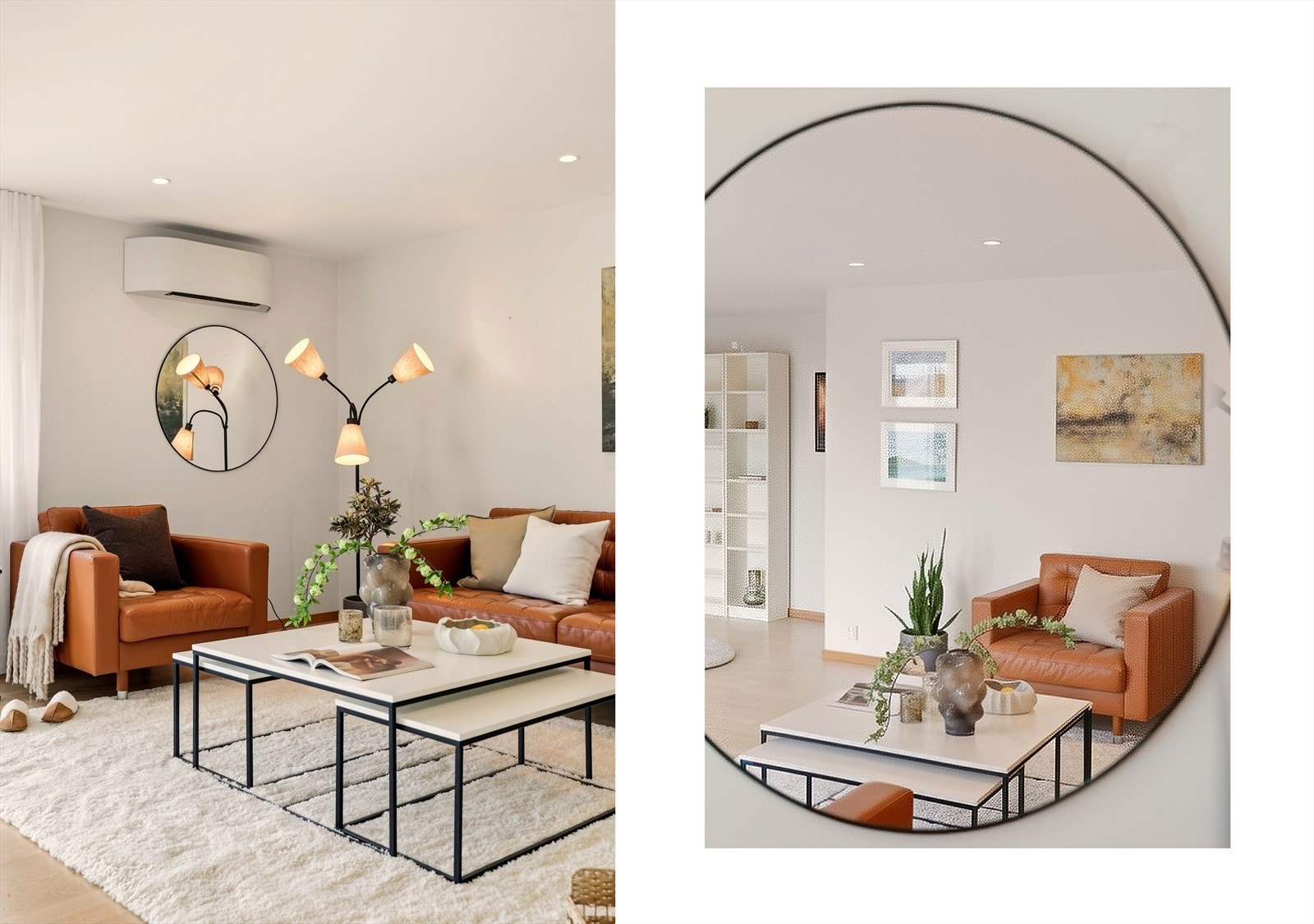 Her er flott parkett på gulv, og lysmalte veggflater. Tidløst og moderne. Galleribilde