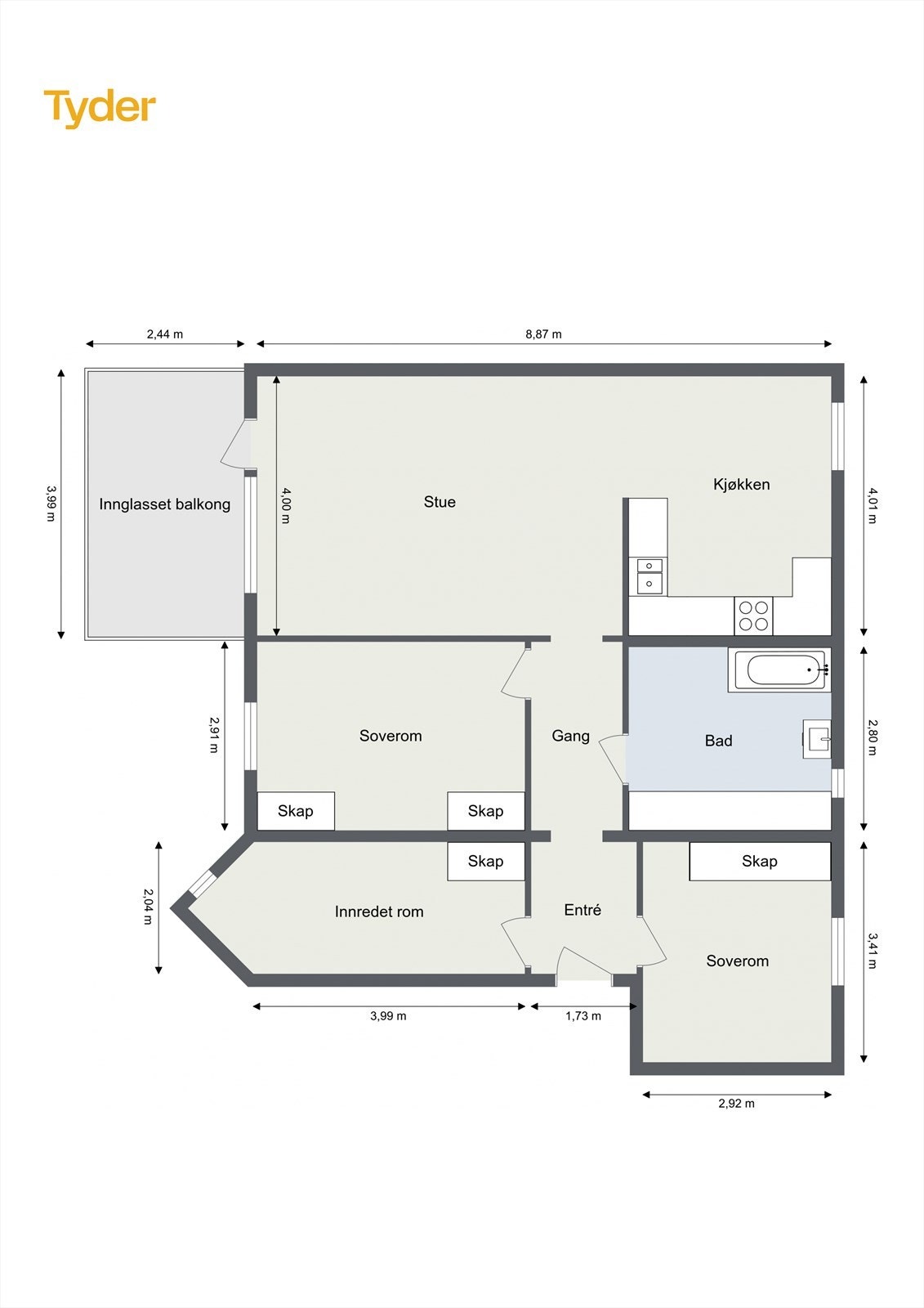 Plantegning. Galleribilde