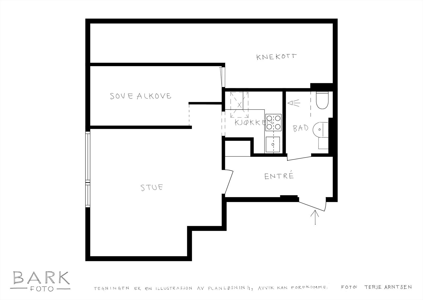 Plantegning - 3. etasje. Galleribilde