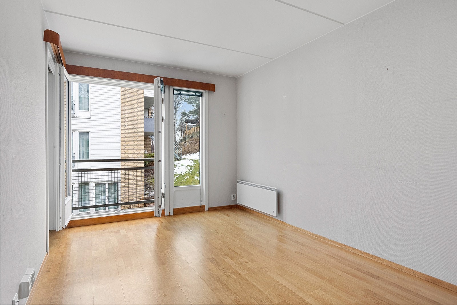 Stue med fransk balkong Galleribilde