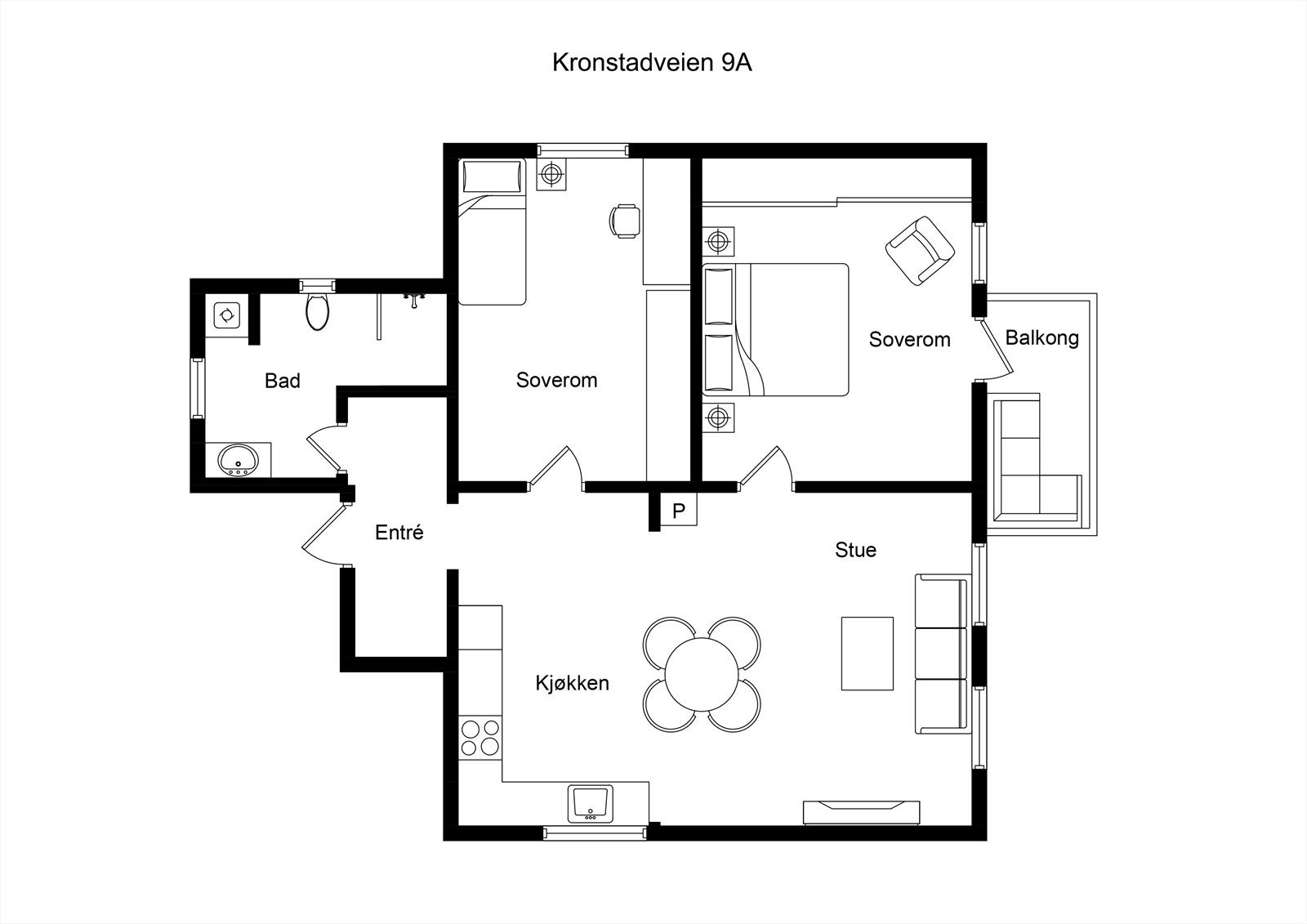 Plantegning. Galleribilde