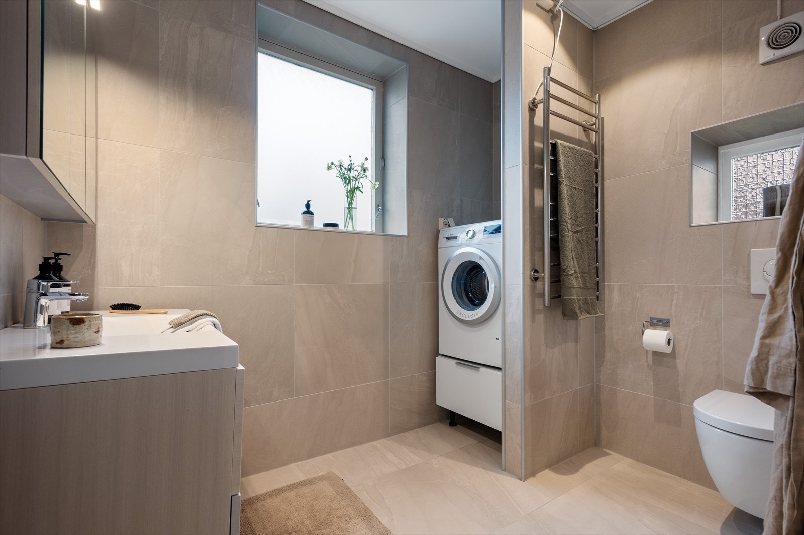 Praktisk løsning med vaskesøyle! Galleribilde