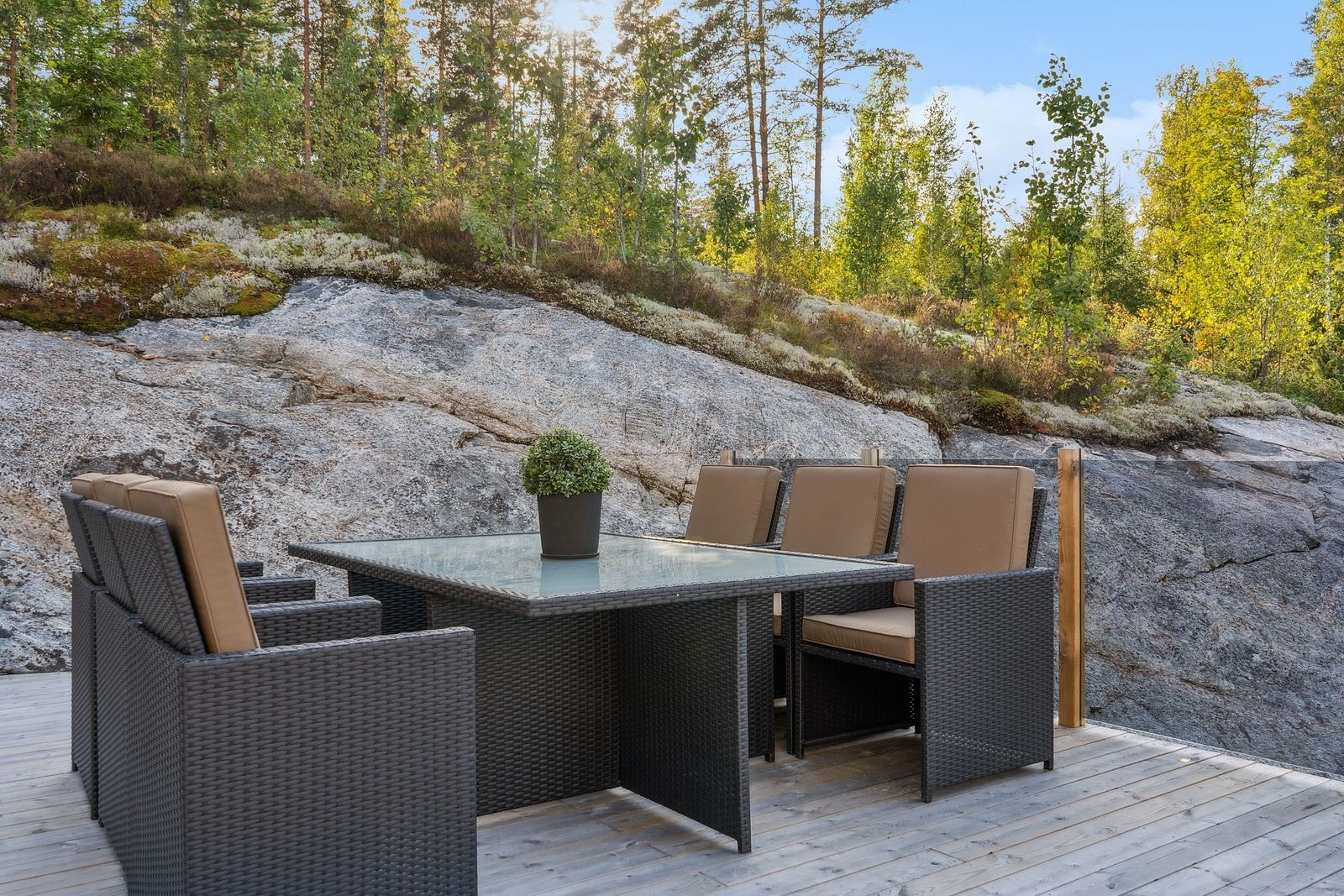 Her kan man kose seg på varme og solrike dager! Galleribilde