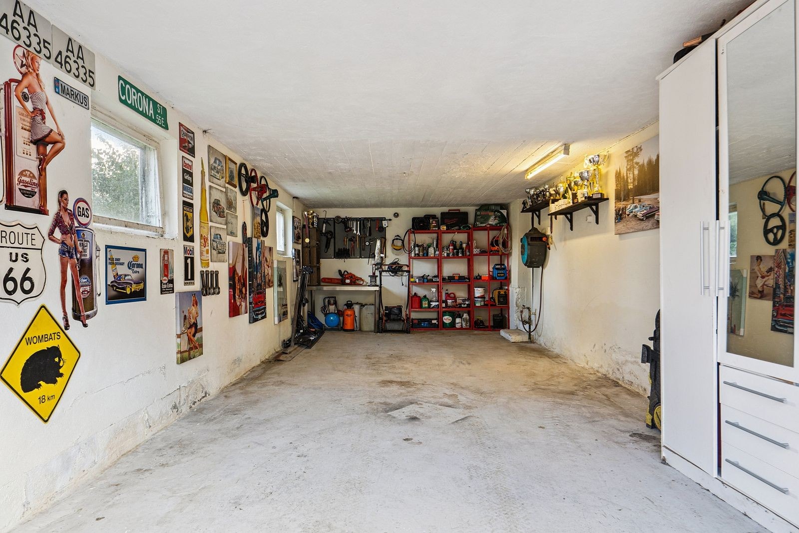 Garasjeplass i underetasje/kjeller. Galleribilde