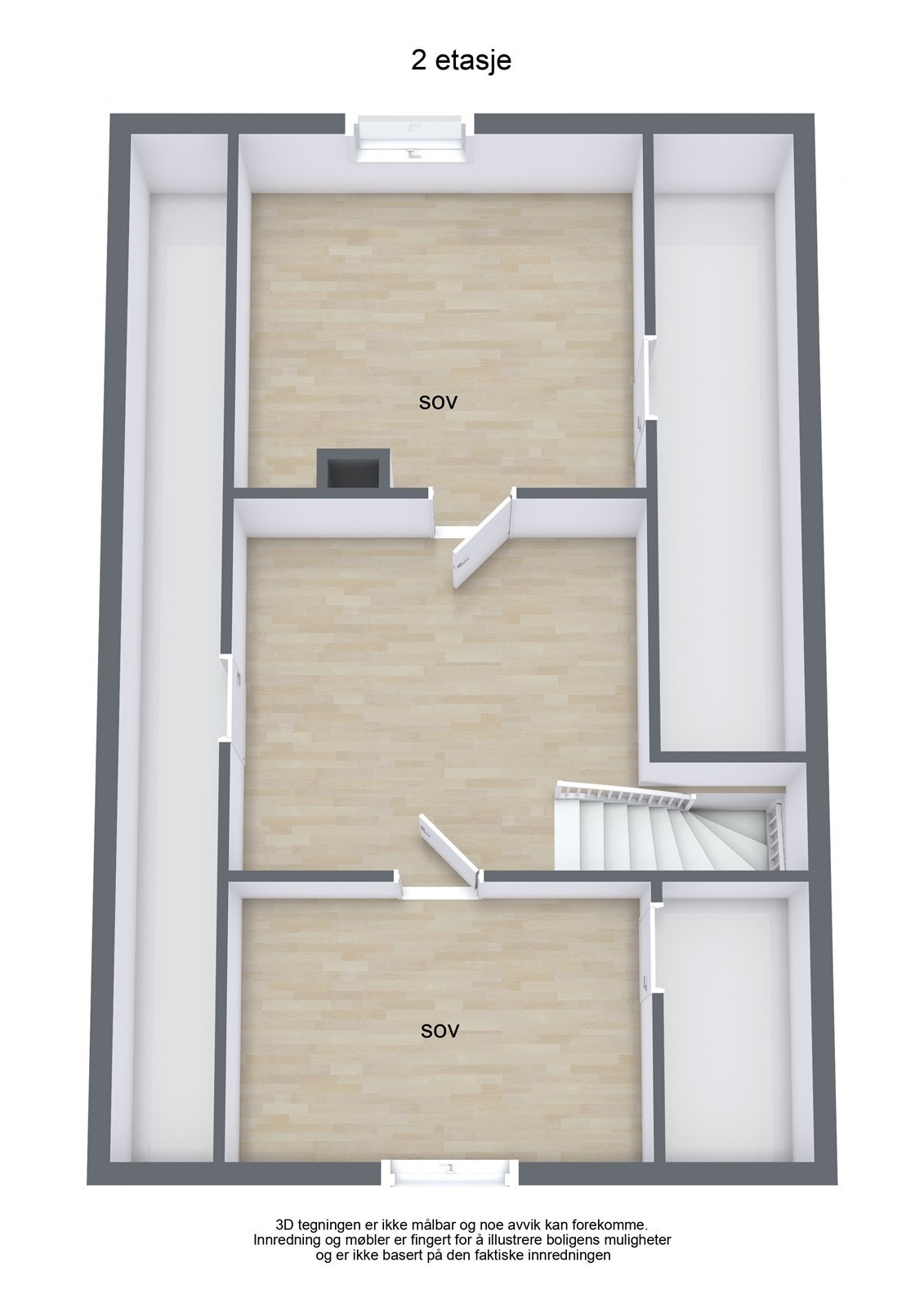 EMN TV Bjorndalsjordet 63 - 3D - 2 etasje - Letterhead Galleribilde