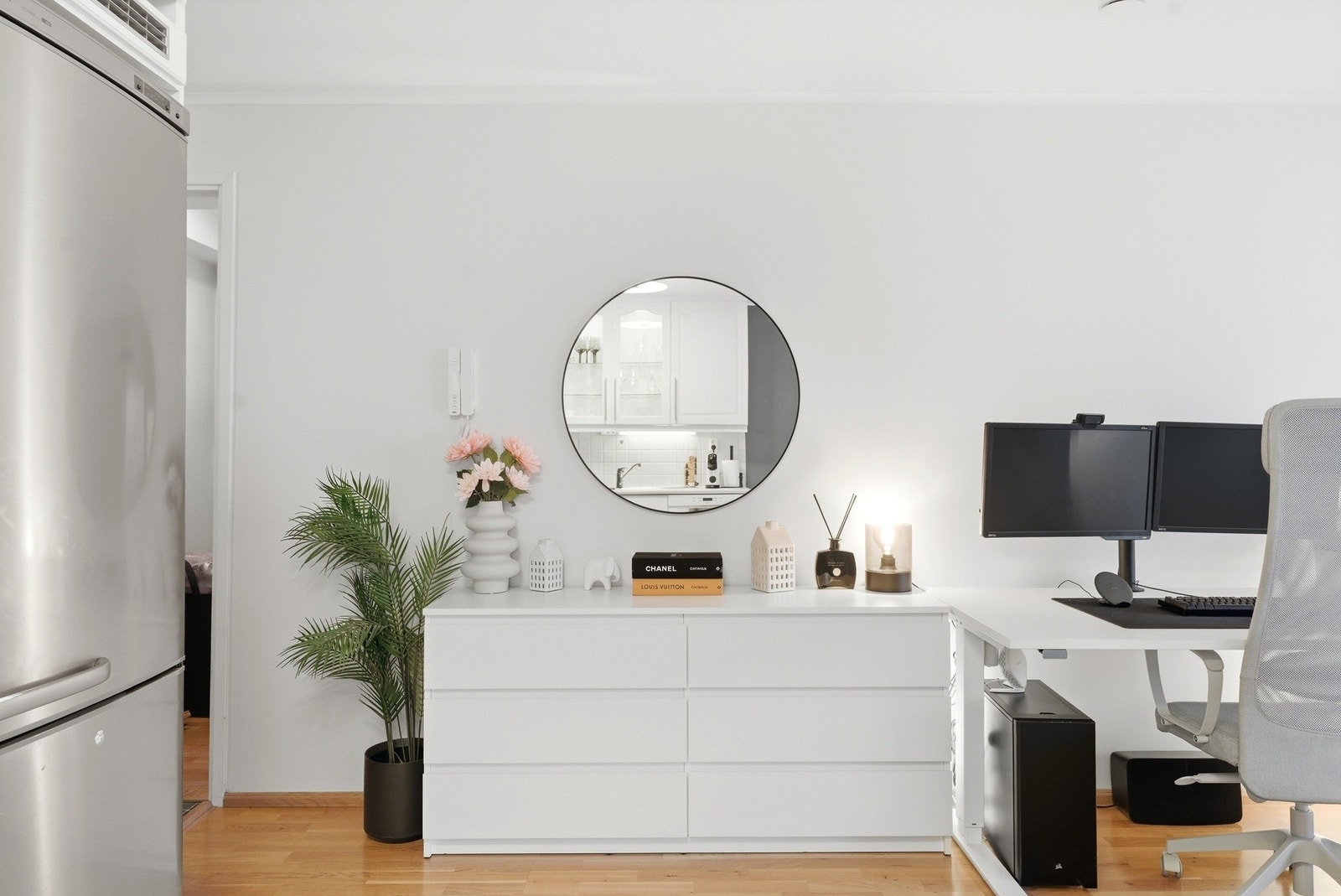 Det er nok plass til å sette sitt eget preg på leiligheten. Galleribilde