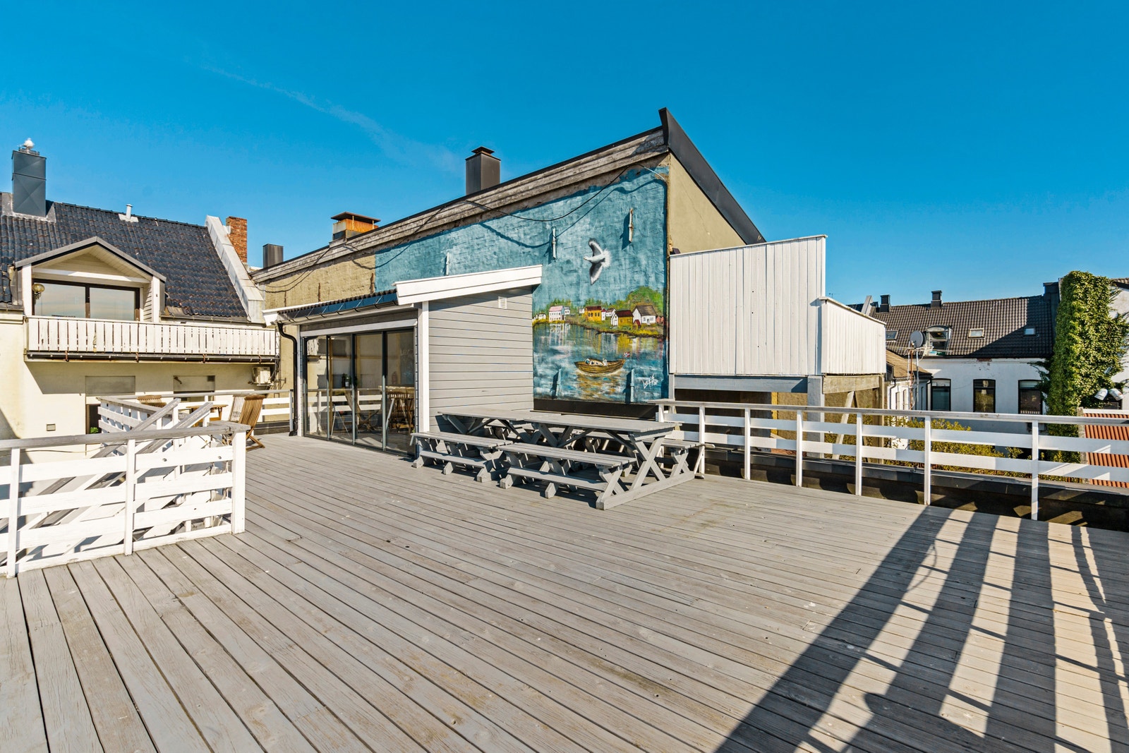 Felles takterrasse Galleribilde