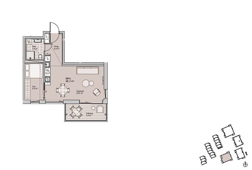 Plantegning Galleribilde