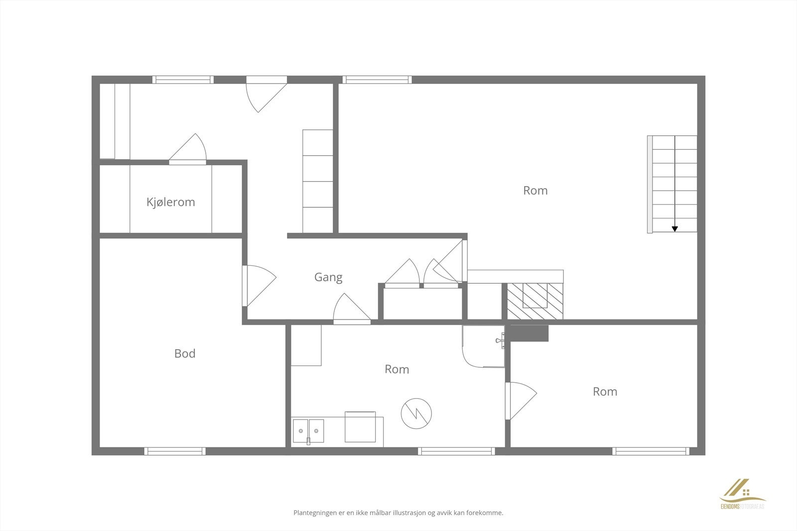 Plantegning Galleribilde