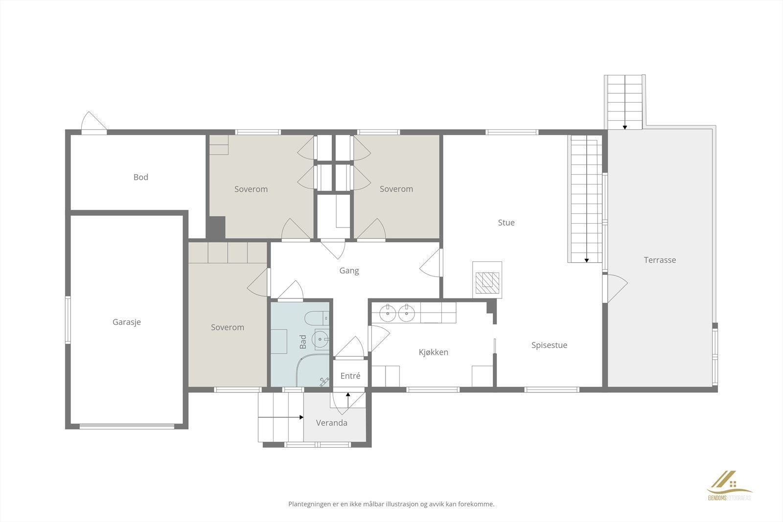 Plantegning Galleribilde