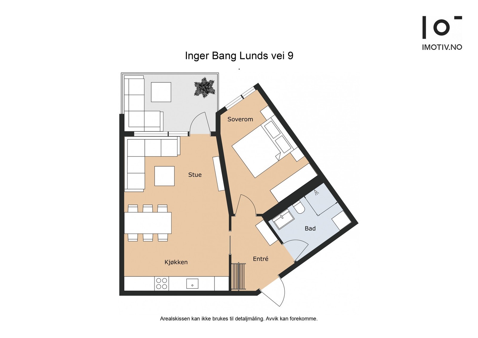- Plantegning. I tillegg medfølger ekstern bod for ytterligere lagring - Galleribilde